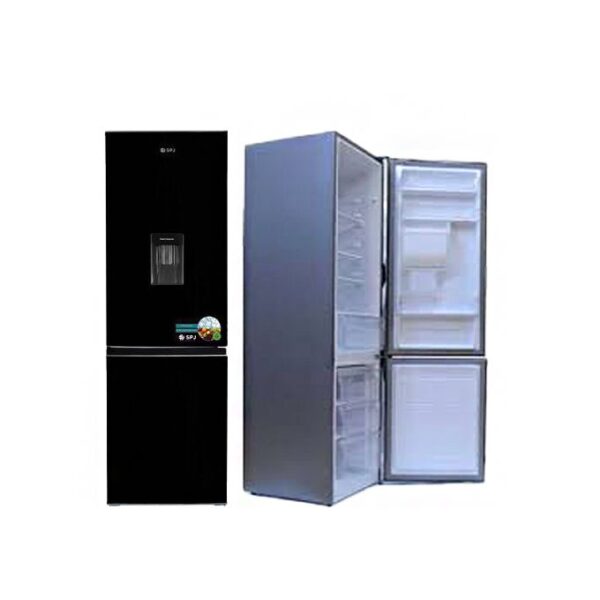 SPJ 429 Litres Double Door Refrigerator - Black (5YRs WRTY)