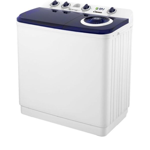 SPJ 10kg Twin Tub Washing Machine - White (5YRs WRTY)