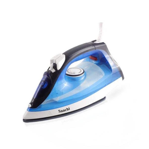 Saachi Steam Iron NL-IR-397-BL with Nonstick Plate - Sky Blue/Black