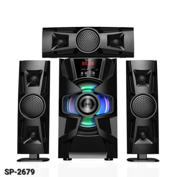 Saachi 3.1CH10000watts Ac/dc Fm/bt/usb Sub Woofer System – Black (1 YR WRTY)