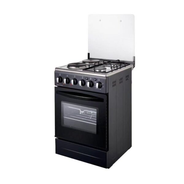 Global Star Global Star Gas Cooker 2 Gas + 2 Electric Oven - Black (1YR WRTY)