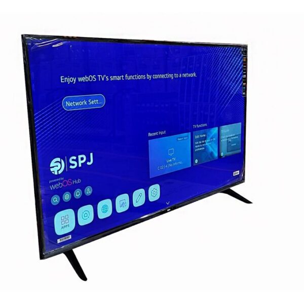 SPJ 55 Inch Smart Frameless UHD 4K Ai ThinQ Webos Series TV - Black.