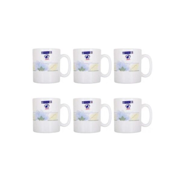 Luminarc 6 Pieces Of Luminarc Tea Coffee Mugs Cups-Blue.