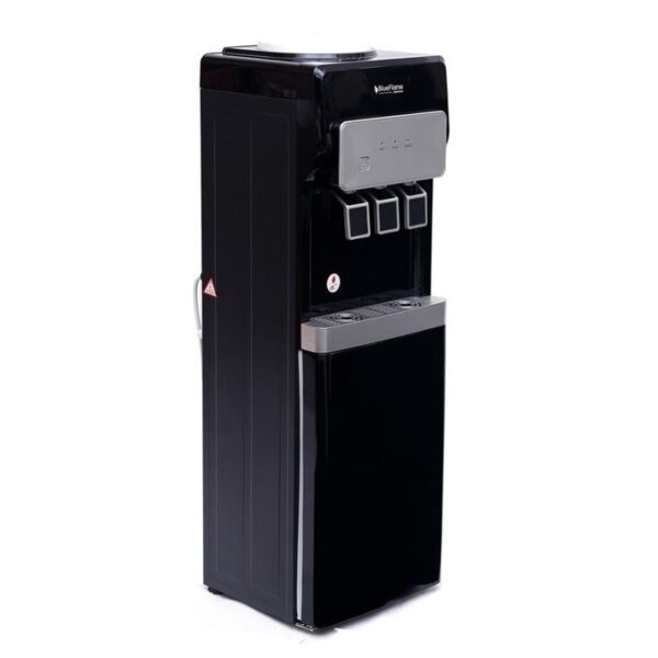 Blueflame Water Dispenser Hot Cold And Normal With Storage Cabinet - Black
