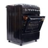 Blueflame 60cm X 60cm Rustic Cooker T6031ERF-B 3 Gas Burners And 1 Hot Plate - Black