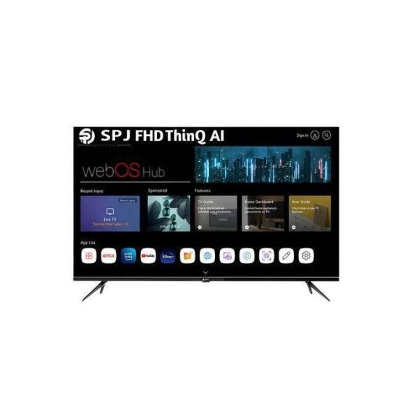 Share this product    Official Store WRNTY_2 SPJ 32 Inch Smart Frameless FHD Ai ThinQ Webos Series LED TV - Black