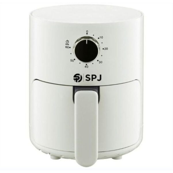 SPJ 4 Litres, Hot Air Fryer, With Preheating And Keeping Warm, Without Oil And Fat, Non-Stick Basket - Cream
