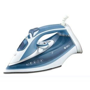 Share this product    Official Store Tech sale deal SPJ Multifunctional Steam Iron For Crisp Clothes - Ceramic Coated Soleplate, Steam Burst, Spray, Dry Function With Overheat Protection & Self-Cleaning Feature 2800w SIX-PPAS05 Blue/Silver